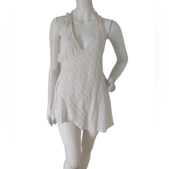 Free People crochet tunic top knitted back - Picture 3 of 14